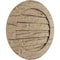 Ekena Millwork Timberthane Riverwood Round Faux Wood Non-Functional Gable Vent, Primed Tan, 33"W x 33"H GVURRO33DRWPR - alternate 4